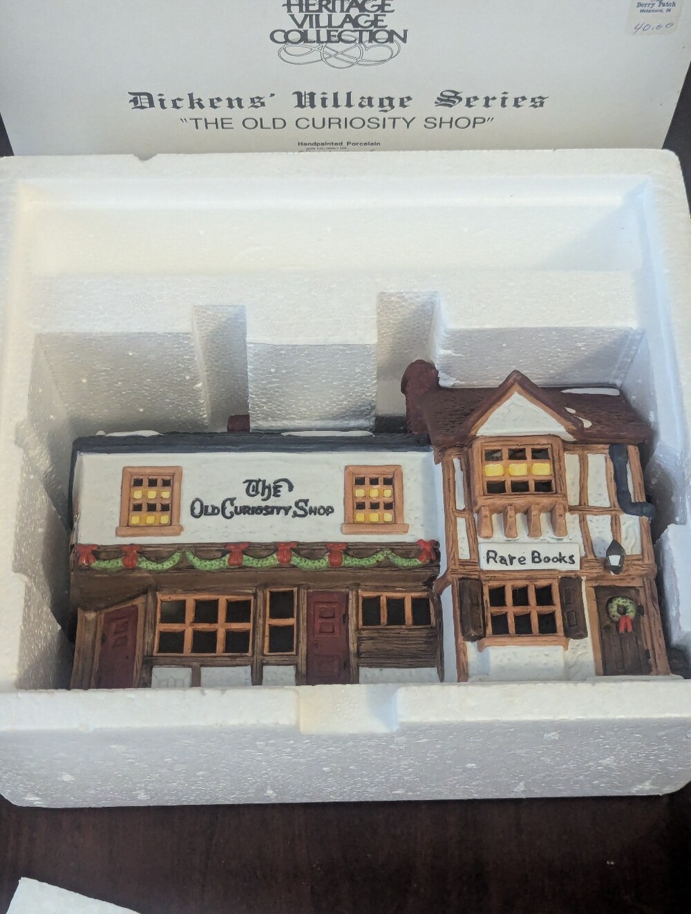 Department 56 Dickens' Olde Curiosity Shop Christmas Village Building